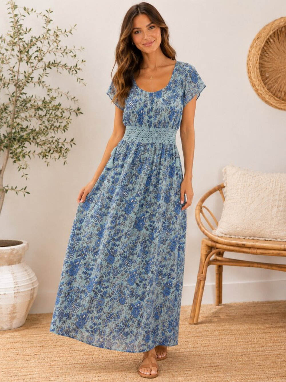 365 by Porridge Blue Floral dress